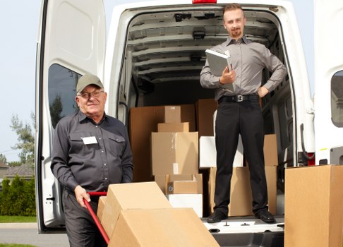 Crystal Palace Movers team preparing for a local relocation