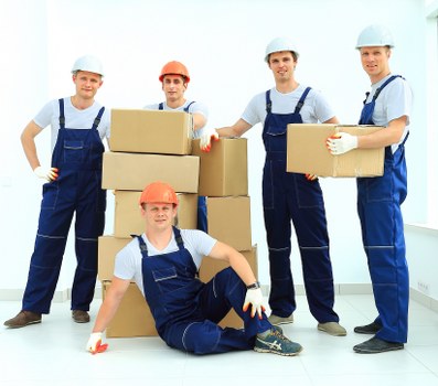 Professional movers working with flats and narrow access common in Crystal Palace