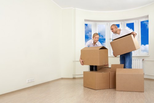 Unpacking service setting up rooms after a move