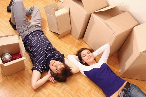 Careful loading of household items for a local removal service in Crystal Palace