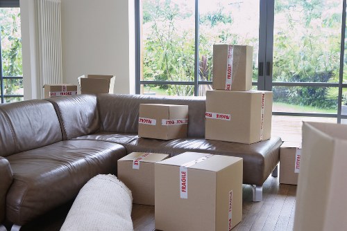 Office relocation crew handling transport and loading in Crystal Palace